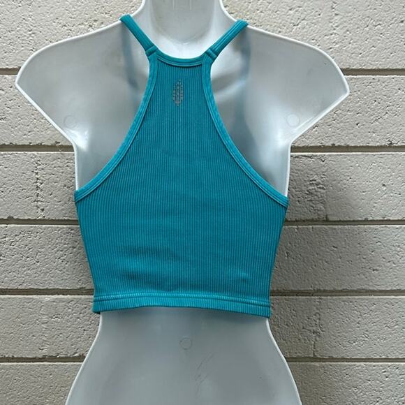 Free People Movement Blue  Happiness Runs Tank size XS/S - Picture 6 of 8